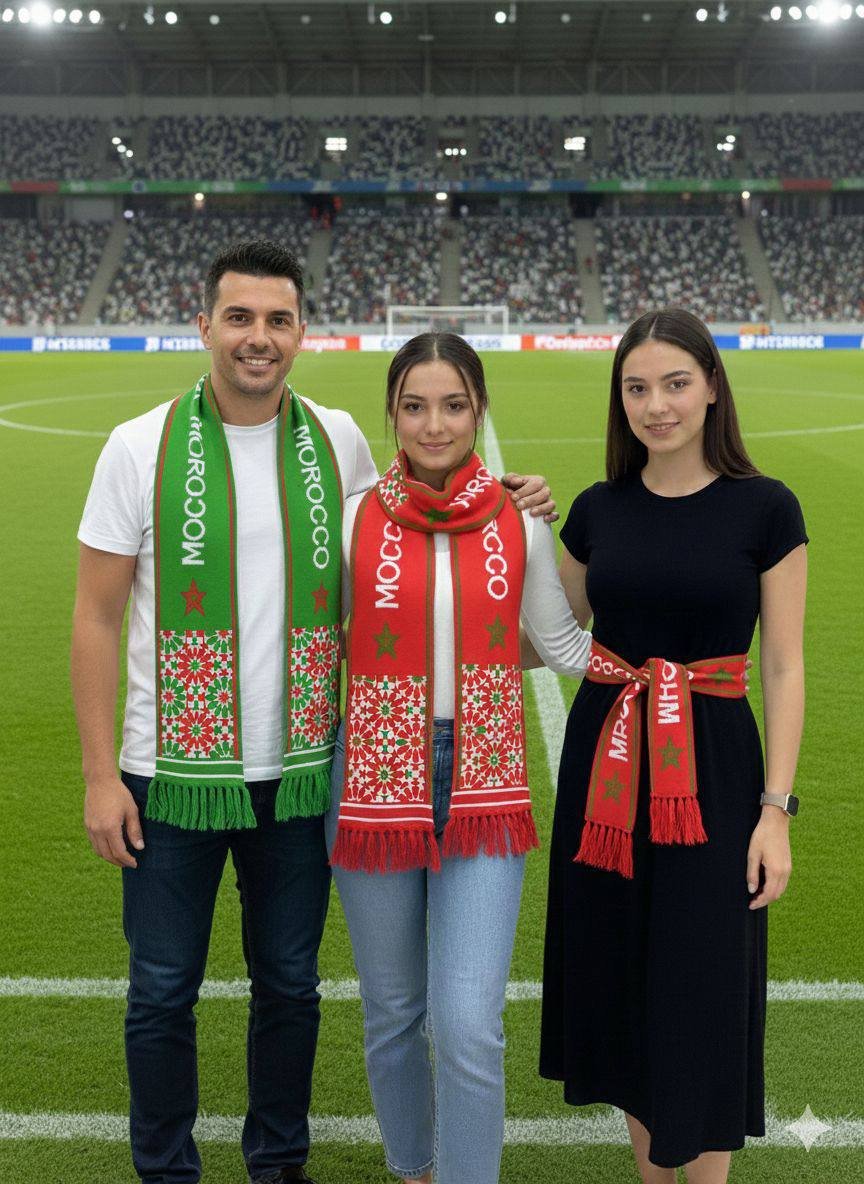 🧣 وشاح مغربي لتشجيع المنتخب الوطني – Image 2