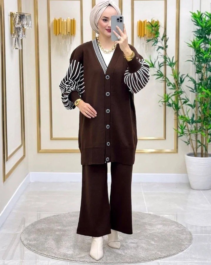 طقم نسائي راقي قطعتين – مريح وأنيق – Image 6