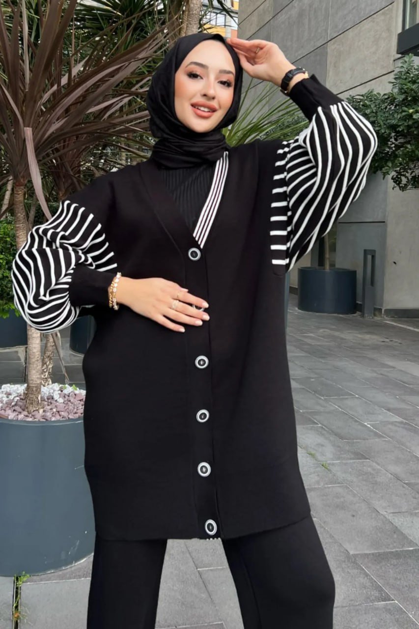 طقم نسائي راقي قطعتين – مريح وأنيق – Image 4