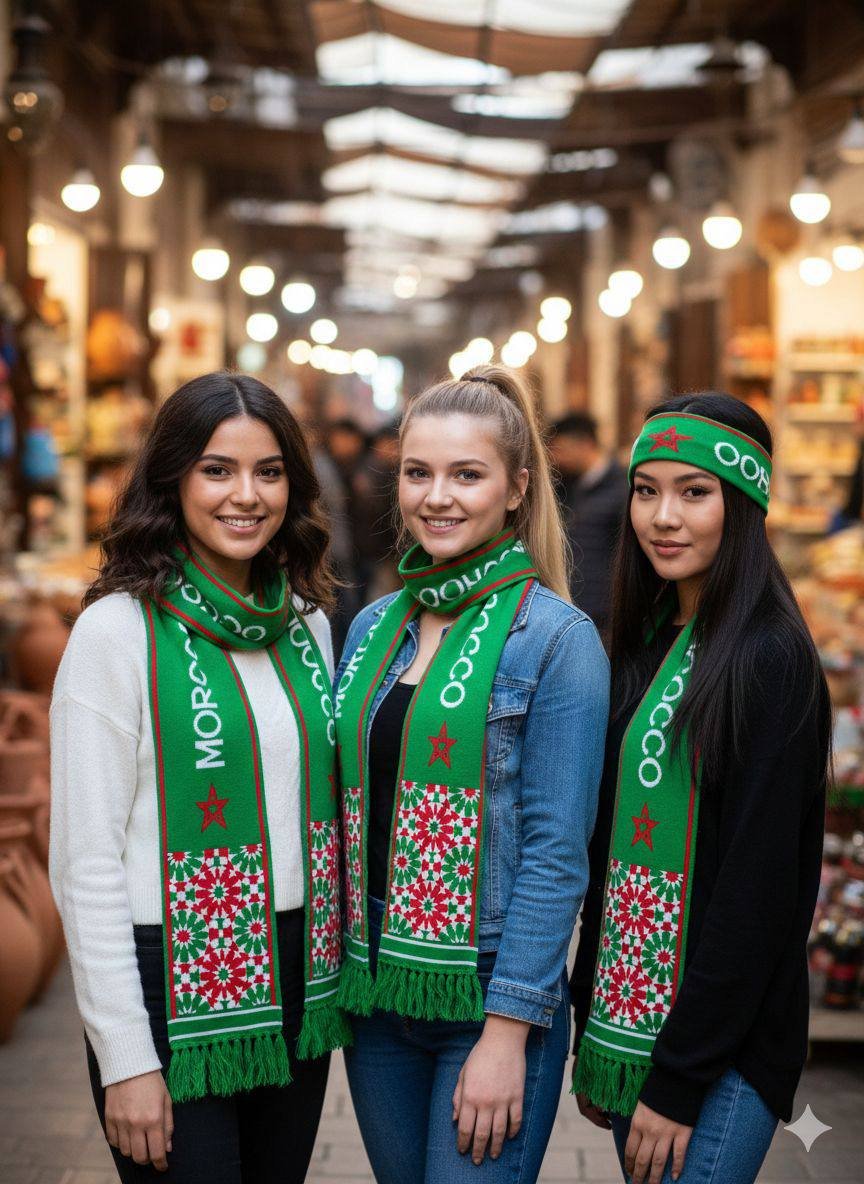 🧣 وشاح مغربي لتشجيع المنتخب الوطني – Image 5